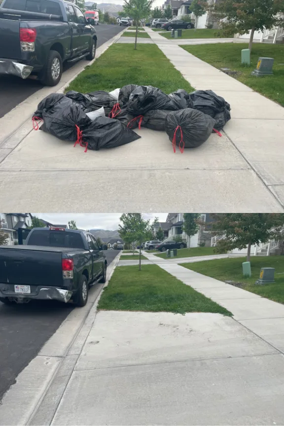 Text photos to get a junk removal quote in Utah County